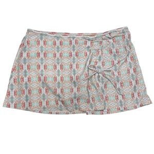 {Cabana Life x Bunglo} Faux Wrap Side Ruched Tie Bikini Brief Bottom